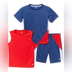NWT RBX | Fast Blue & Red Crewneck Tee Set - Boys